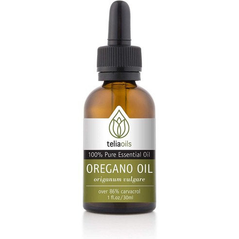 Teliaoils 100% Pure Oregano Essential Oil 1oz 텔리아오일 퓨어 오레가노 에센셜 오일 30ml 1팩, 1개