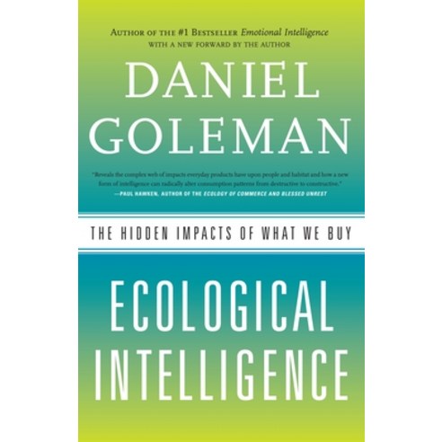 (영문도서) Ecological Intelligence: The Hidden Impacts of What We Buy Paperback, Currency, English, 9780385527835