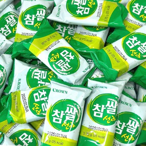 [이브의픽] 크라운 찹쌀 선과 대용량