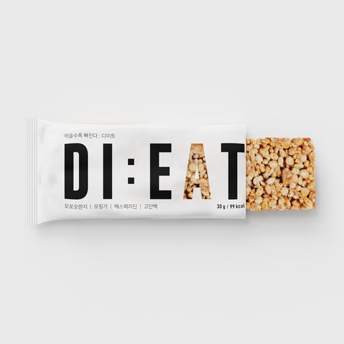 DI EAT / 디이트 10개입 - 다이어트바 저칼로리 단백질바 고단백질 지방분해 에너지바, 1세트, 300g