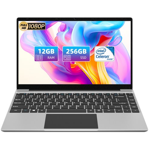 점퍼 노트북 12G/SSD 256G/14/DDR4/가성비/슬림/초경량/업무용/그레이, WIN11 Home, grey, 12GB