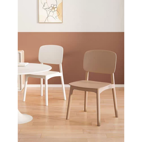 따뜻한 색감과 편안함으로 주방을 홈카페처럼 만들어주는 BYOU 일체형 식탁의자