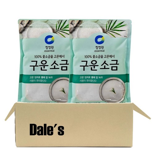데일즈기획 청정원 구운소금, 500g, 2개