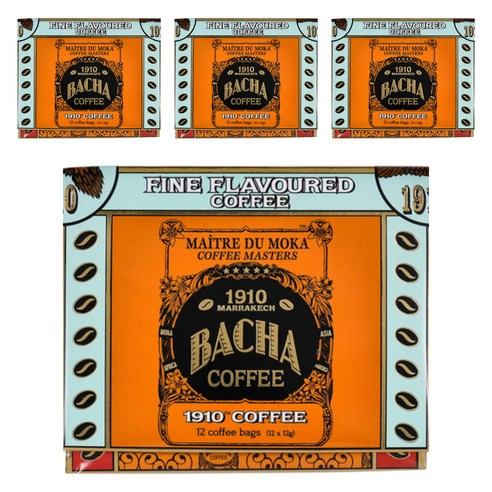 BACHA COFFEE 1910 커피 기프트박스, 12개입, 4개