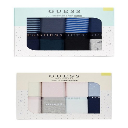 GUESS 게스 주니어 팬티 8매세트 남아용 여아용