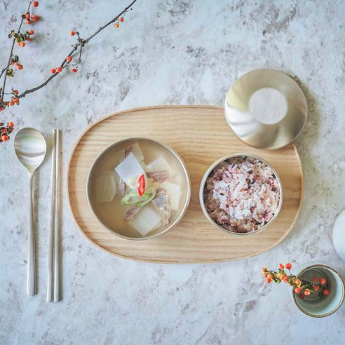 품격 있는 식탁의 완성, 광명유기 방짜 옥식기 세트 광주요 품격 있는 식탁의 완성, 광명유기 방짜 옥식기 세트 광주요