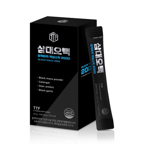 삼대오백 블랙 마카 2000mg 액상스틱, 1박스x15포