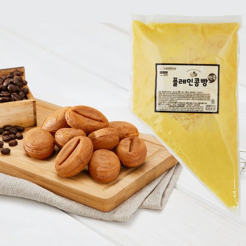 알앤알 플레인콩빵 반죽 1kg, 1개