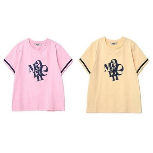 레노마키즈 NC13 여아 소매 테이프 장식 티 R2325T176