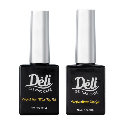 델리뷰티 퍼펙트 매트 탑젤 10ml + 논와이프 탑젤 10ml 세트, 1세트