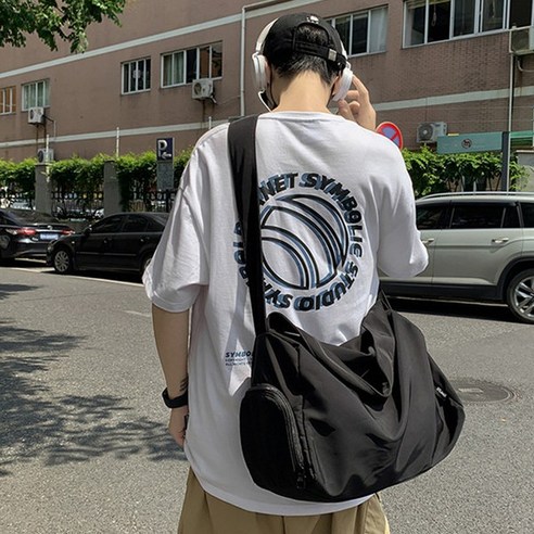 나일론 남성 방수 대용량 여행용 메신저백 크로스백 힙색 빅 사이즈 힙백 힙쌕 MY-6126