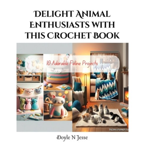 (영문도서) Delight Animal Enthusiasts with this Crochet Book: 10 Adorable Feline Projects Paperback, Independently Published, English, 9798871787915