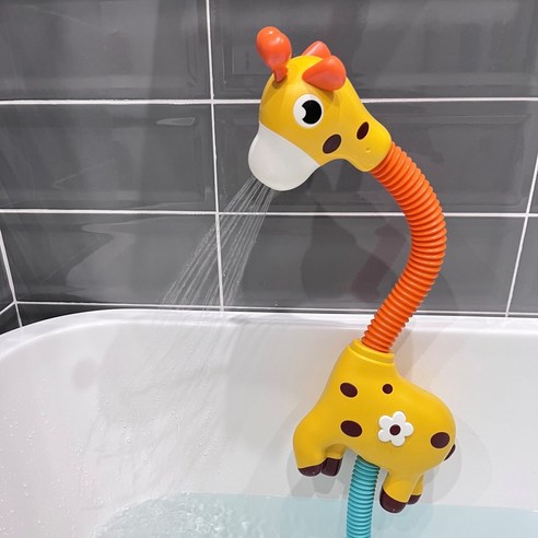 목욕놀이 물놀이 장난감 세트 거품목욕 샤워기 버블메이커 욕조분수, 05_기린 샤워기