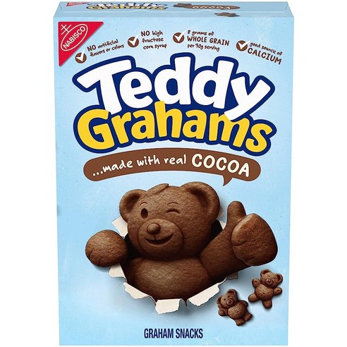 Teddy Grahams 초콜릿 그레이엄 스낵 283g 10온스