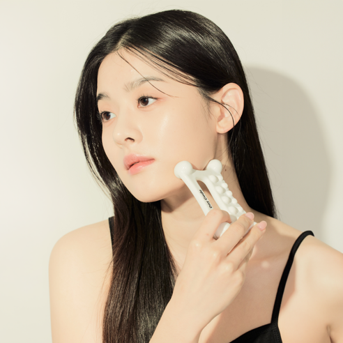 데이코드 세라믹 괄사 마사지기 림프순환 얼굴 바디 붓기 승모근 도자기, 1개
