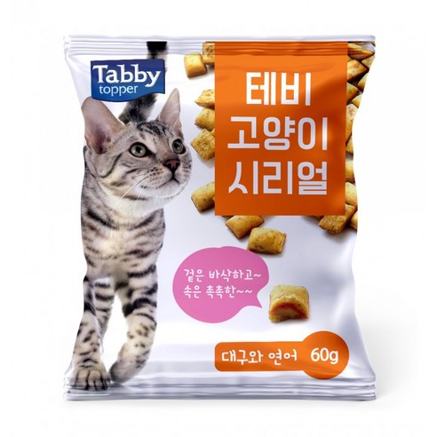 테비 고양이시리얼스낵 영양간식 4종콤보 60g x8개, 콤보(60g x4종2개씩)