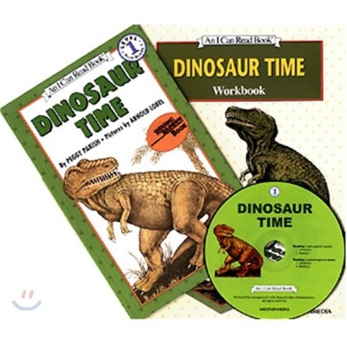 [I Can Read] Level 1-08 : Dinosaur Time (Workbook Set) - 리더스 | 쿠팡