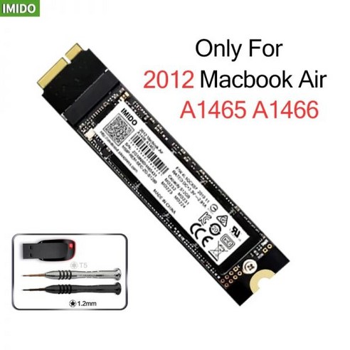 새로운 Macbook Air A1465 A1466 SSD 2012 년, 256GB