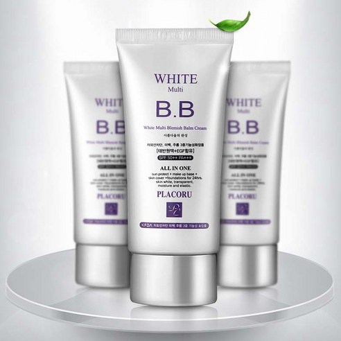 프라코루 화이트 멀티 블레미쉬 밤 크림 50g 자외선차단 미백 주름개선 3중 기능성 화장품, 1개