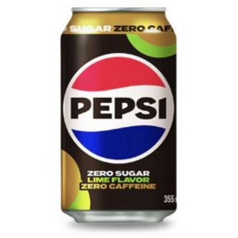펩시 제로슈가 제로카페인 라임향 탄산캔음료 355ml x 4개, 20개