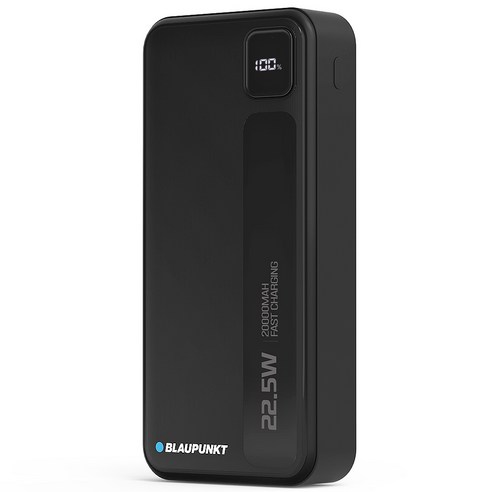 독일 블라우풍트 20 000mAh 초고속충전 PD퀄컴 3.0 대용량 보조배터리, 블랙, BLP-PB621