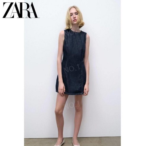 자라 데님 미니 원피스 ZARA