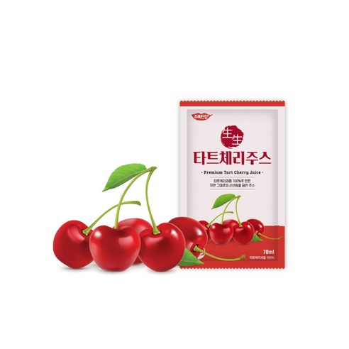 타트체리주스 70ml 1포 낱개상품 – 생생한 초록한입, 선택완료 타트체리주스 70ml 1포 낱개상품 – 생생한 초록한입, 선택완료
