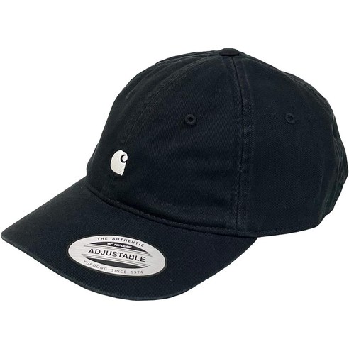 Carhartt [카 하트] WIP 캡 스트리트 모자 심플 MADISON LOGO CAP I023750 Black/Wax(K02) ONE_SIZE [병행 수입품]