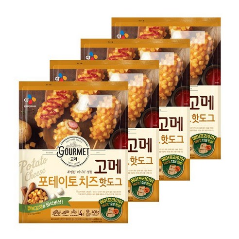 고메 포테이토치즈핫도그 (100gx4개 400g), 310g, 1세트