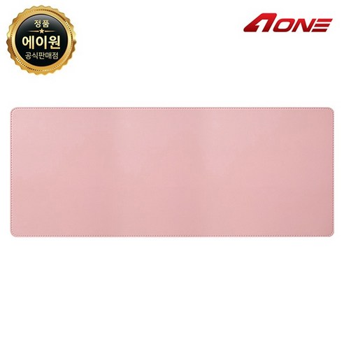 AONE DPAD DP-842 가죽 키보드 마우스 장패드 데스크매트, 1개, 핑크