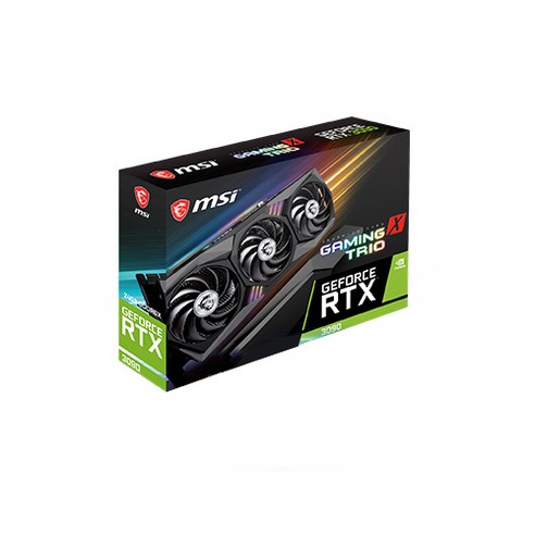 MSI 트라이프로져2 지포스 RTX 3090 게이밍 X 트리오 D6X 24GB 그래픽카드