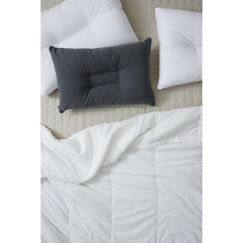 JAJU 피그 경추 베개솜 차콜, 깊은 밤 편안한 휴식을 선물하세요.