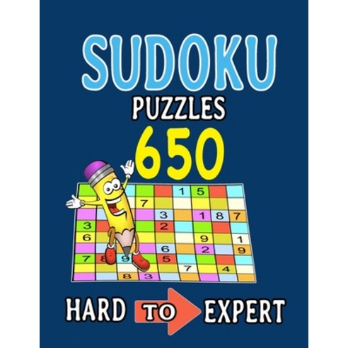 Hard to Expert Sudoku 650 Puzzles: To Improve your Game Ultimate Challenge Collection of Sudoku Prob... Paperback, Independently Published