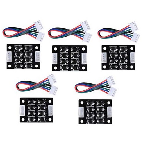 Retemporel BIGTREETECH 3D 프린터 액세서리 라인 리무버 필터 용 DVR8825 스테퍼 드라이버 및 A4988/2 드라이버에 적합, 검정