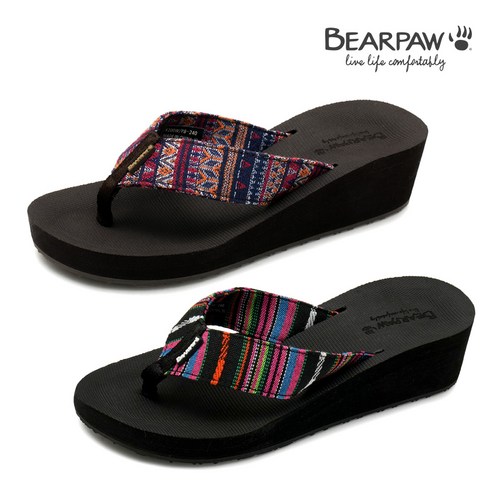 베어파우샌들 베어파우샌들 베어파우 베어파우(BEARPAW)웨지샌들 PARIS 3종 K0502NB 베어파우(BEARPAW) STELLA 슬리퍼 (womens) 2종 택1