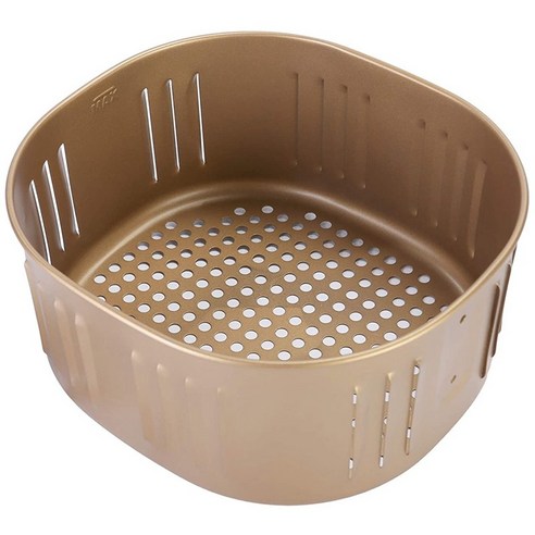 Deoxygene Power XL DASH Gowise USA Cozyna 5.5Qt 에어프라이어 에어프라이어 액세서리(골든)용 교체 바구니, 1개