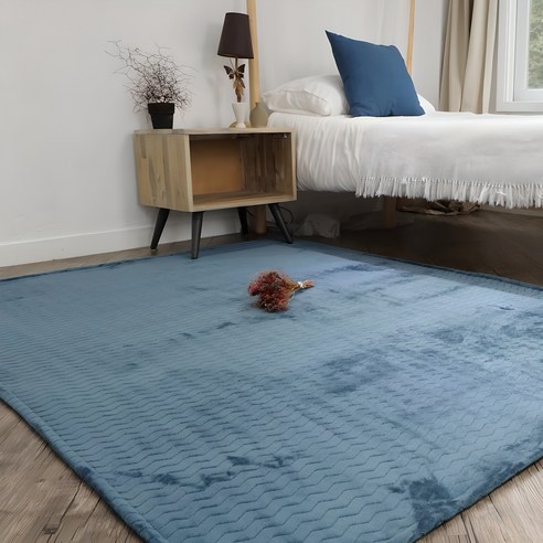 푹신함에 포근함까지! 리빙플러스 극세사 플로우 카페트 솔직 후기 (feat. 사계절 사용법) 극세사카페트