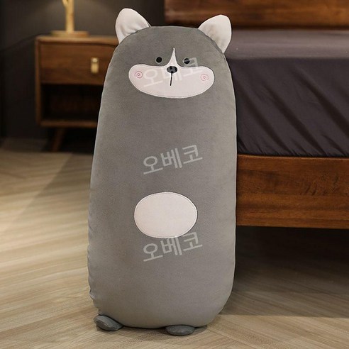 펭귄인형 쿨쿠션 베개 쿨바디필로우 냉감 롱, 에스키모 개의
