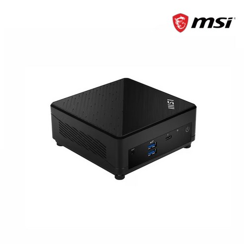 n100미니pc MSI Cubi N100 ADL 사무용 인강용 초소형 베어본 미니PC [8GB+512GB+FREE DOS], 8GB