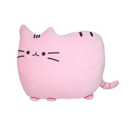 기프트앤돌 대형 고양이쿠션 말랑말랑 미오미오 고양이인형 50cm, 핑크미오