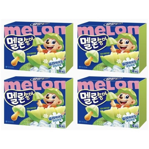 2024 여름한정판 멜론송이 (사탕증정), 4개, 216g