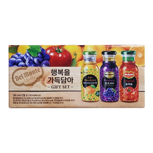 소중한 순간을 달콤하게 채우는 델몬트 음료선물세트