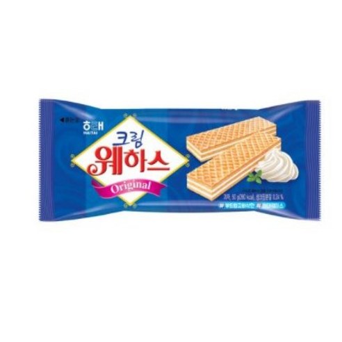 해태제과 해태 웨하스 크림 50g 묶음행사+사은품, 10개