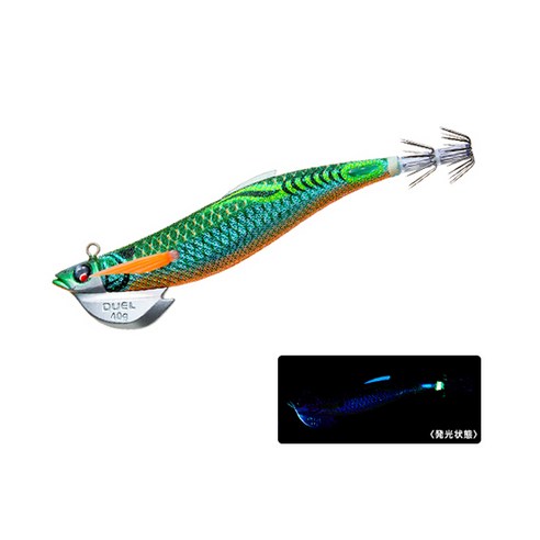 듀엘 핀플러스 TR 팁런 에기 무늬오징어 3.0호 30g, MDM, 1개