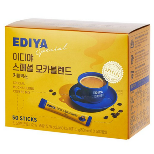 이디야 스페셜 모카 블렌드, 11.5g, 50개입, 1개