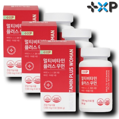 아로민 함유 골드 지친일상에 활력을 불어넣어 줄수있는 멀티비타민 포 우먼, 6개, 30정
