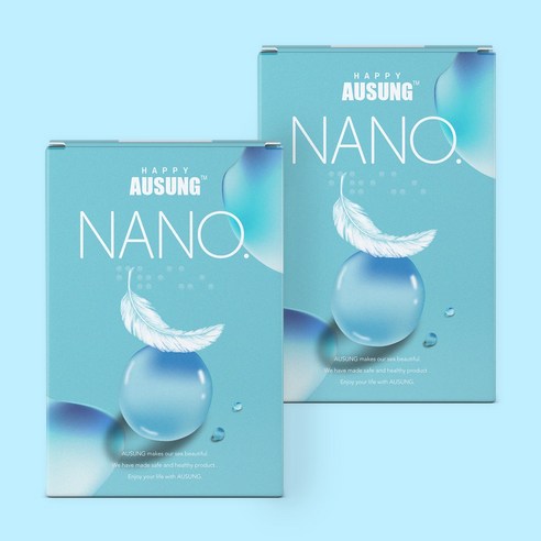 아우성 나노(NANO) 3P 초박형 콘돔 / 무향, 2박스, 3개입