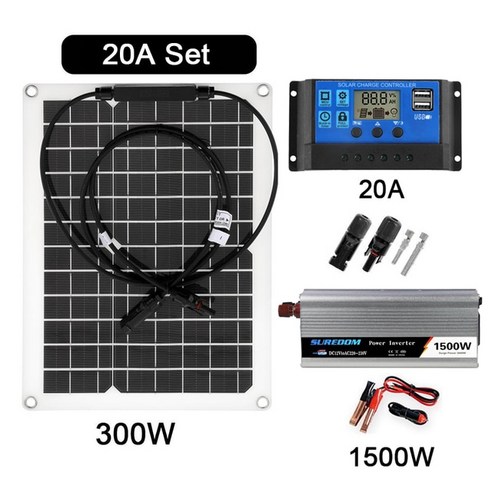 태양계모빌 태양계모형 태양계행성모빌 장식 만들기 천장 1500w 태양 광 발전 시스템, 20a 세트, 1개