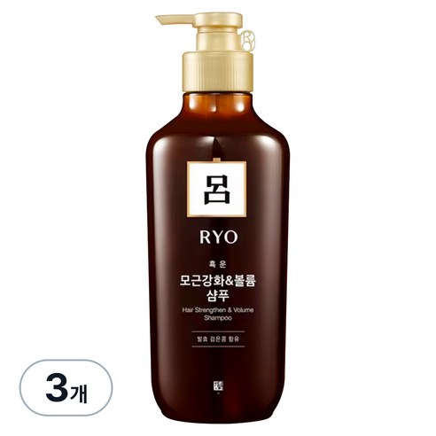 려 흑운 모근강화 볼륨케어 샴푸, 500ml, 2개