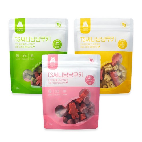TS써니 강아지 간식 냠냠쿠키 100g * 3개상품